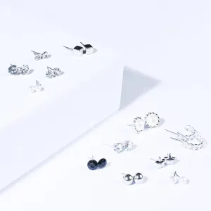 12 Pairs Charming Ears Studs/Tops For Girls