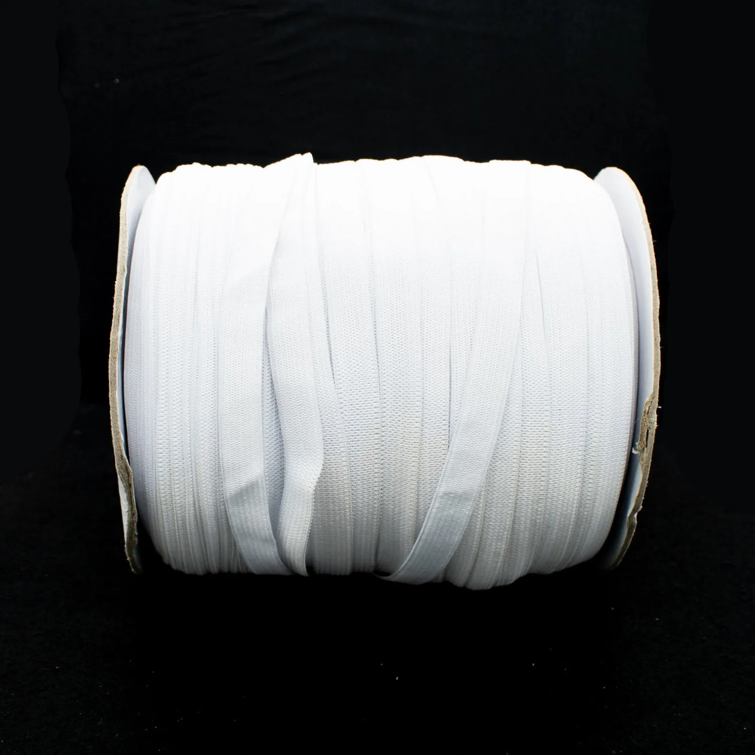 12mm knitted Elastic White 150m Roll