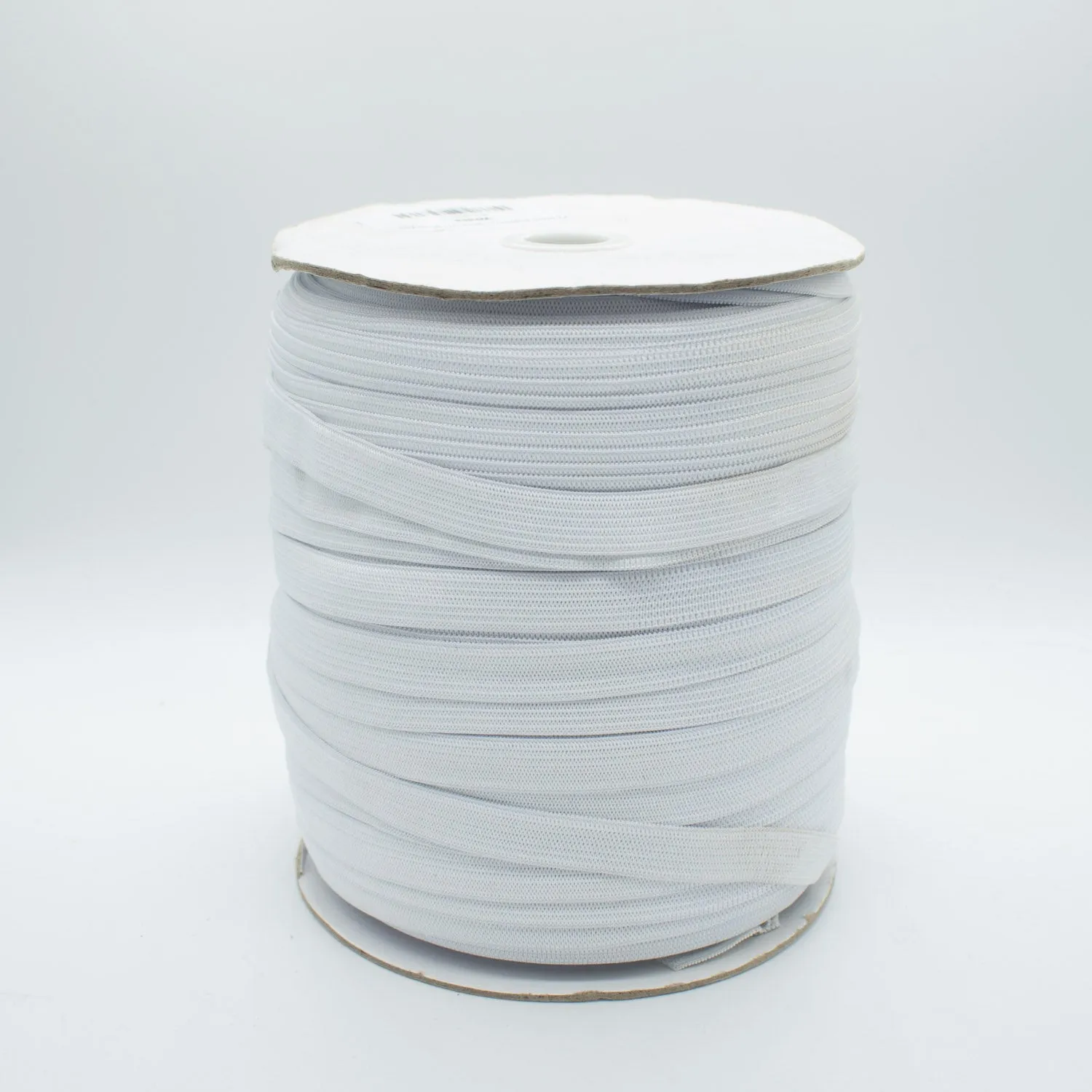 12mm knitted Elastic White 150m Roll