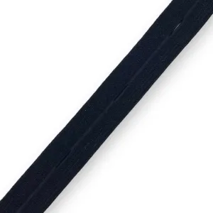 1" Plush Buttonhole Elastic (by the yard)- Black