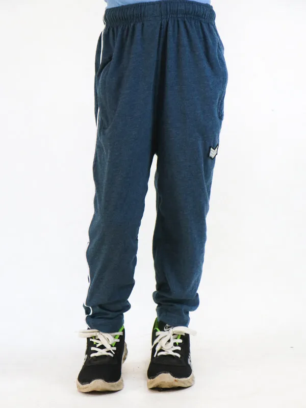 9Yrs - 14Yrs Dark Greyish Blue Jersey Trouser For Boys LF BT20