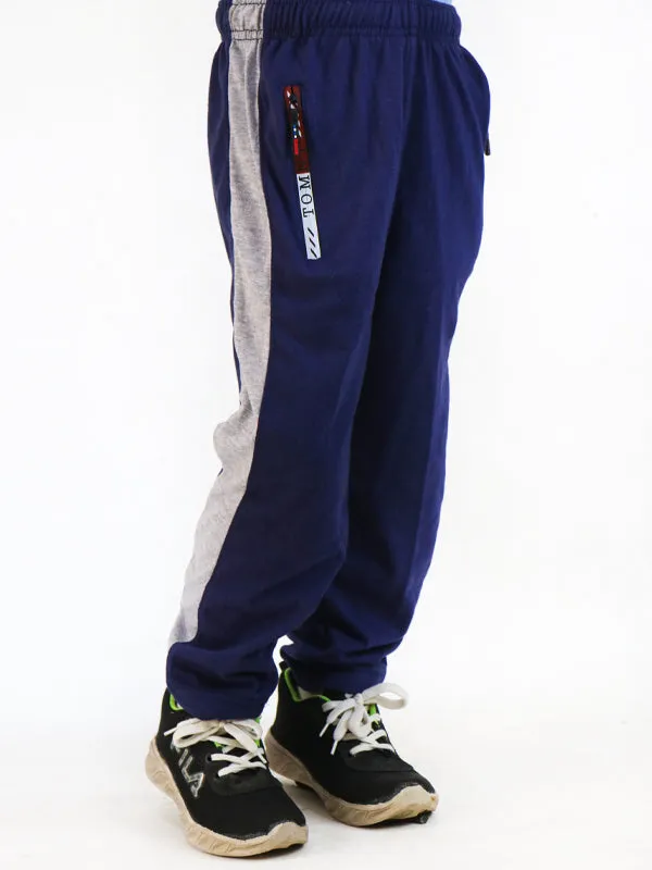 9Yrs - 14Yrs Navy Blue Jersey Trouser For Boys LF BT19