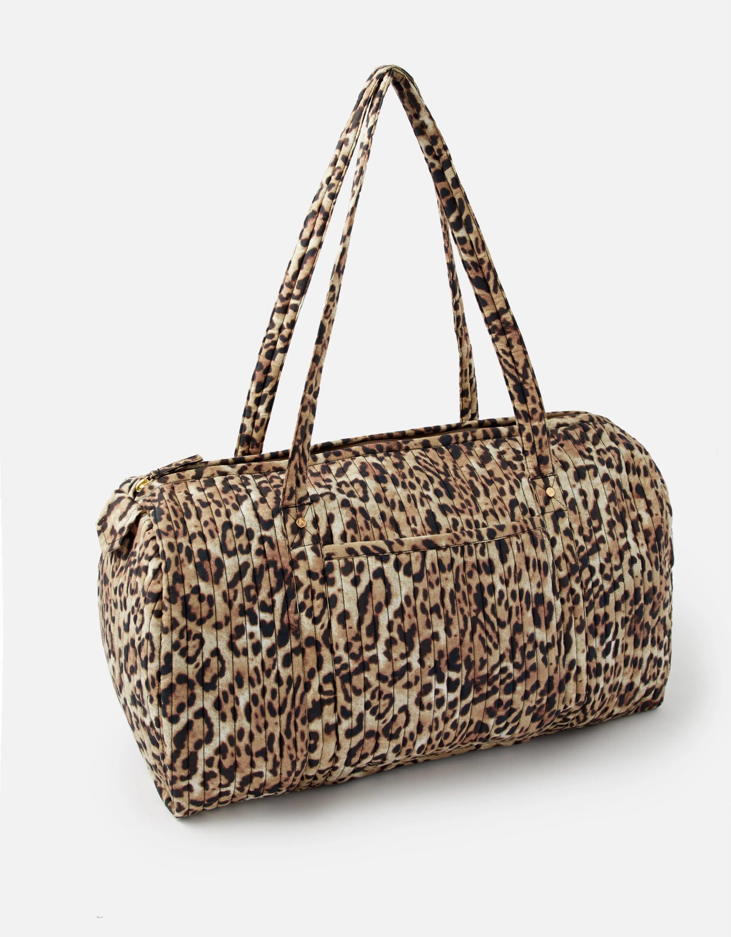 Accessorize London Leopard Weekender Bag