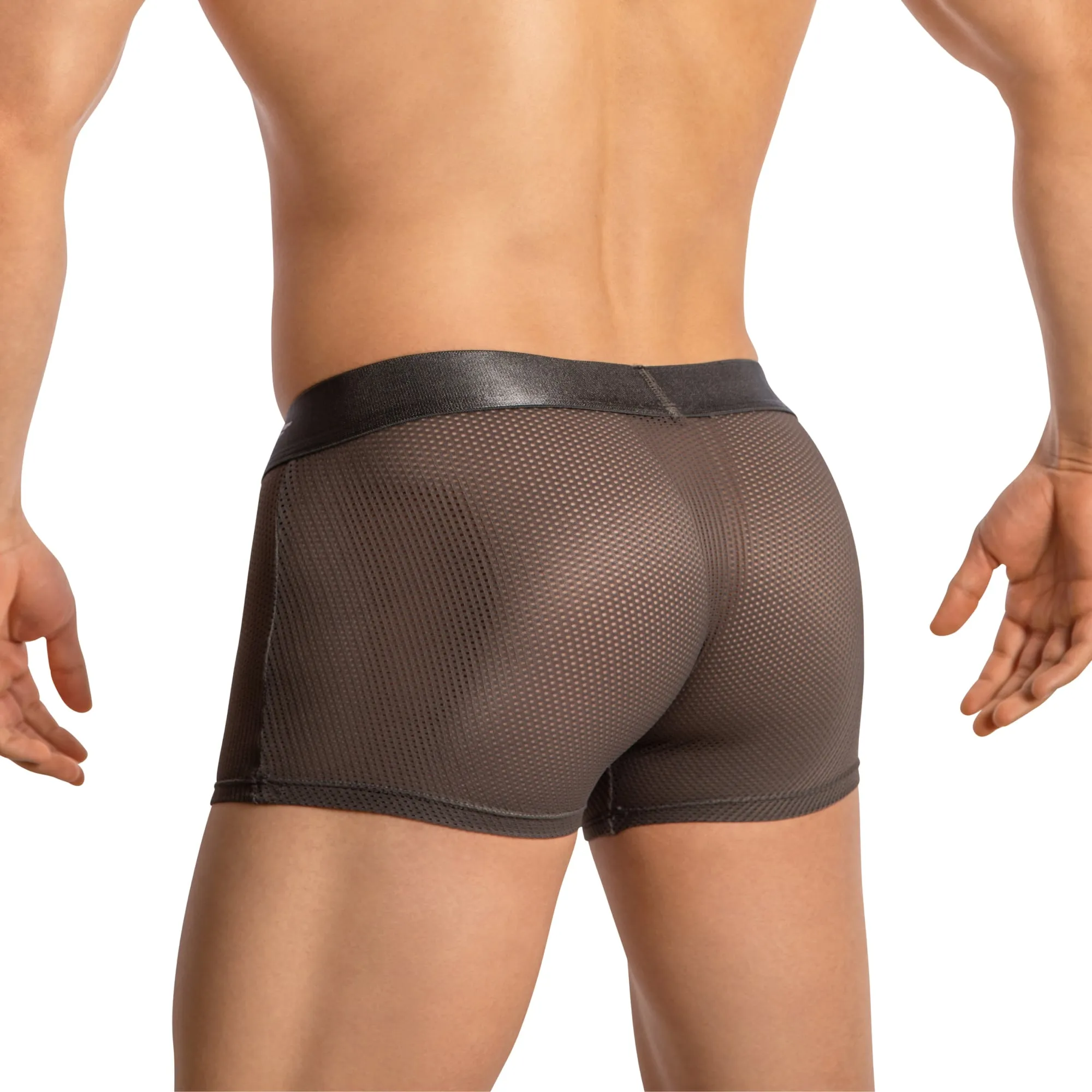 Agacio Boxer Mesh Trunks with Pouch AGG085