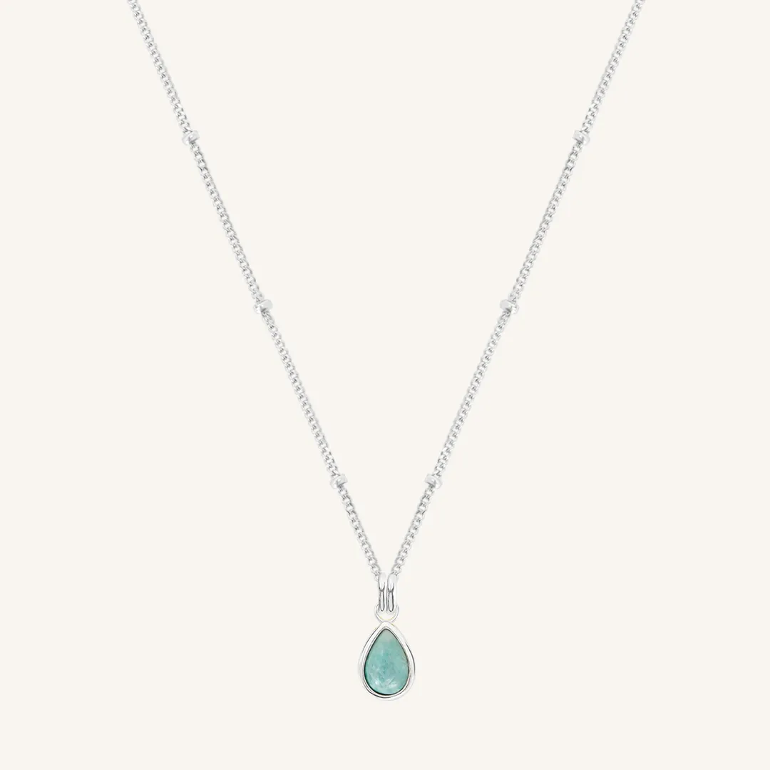 Amazonite Trove Charm Necklace