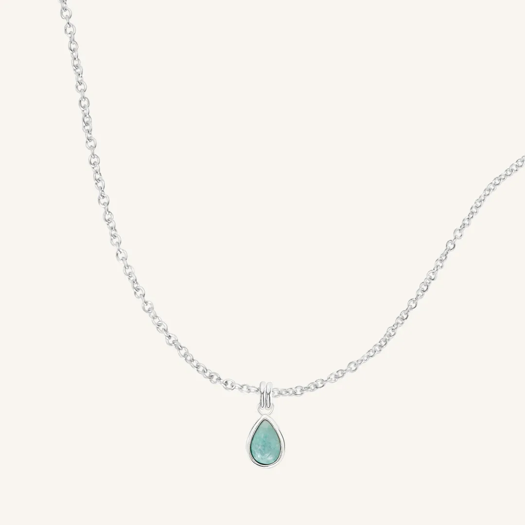 Amazonite Trove Charm Necklace