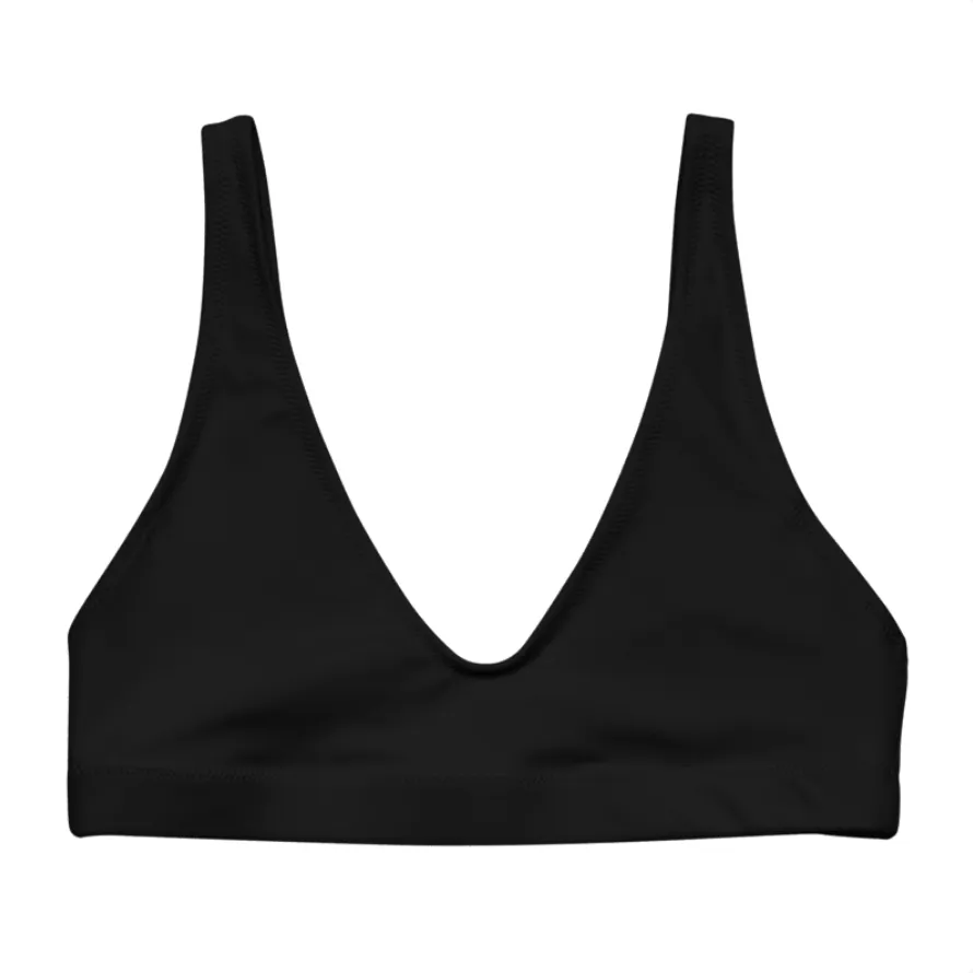 Asexual Solid Athletic Bikini Top