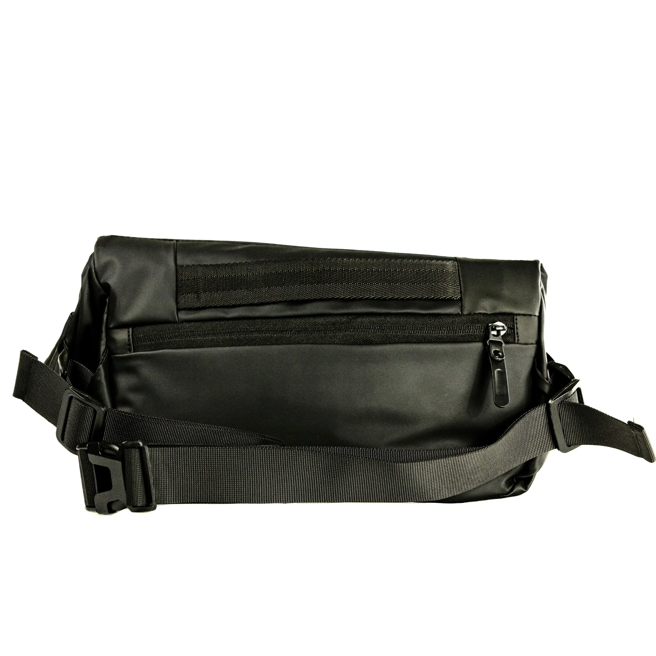 AW Men's Essentials Crossbody Belt Bag In Waterproof Black Oxford Canvas