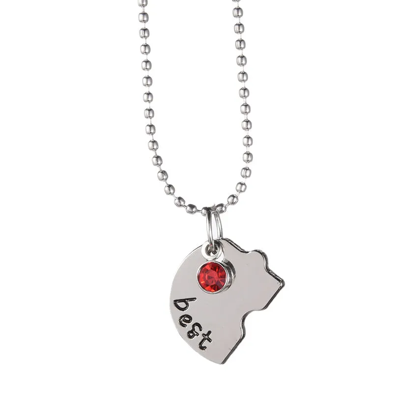 Best Friends Forever Necklaces Set for 4