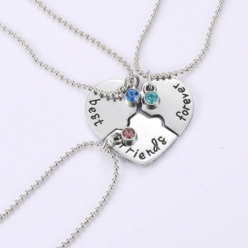 Best Friends Forever Necklaces Set for 4