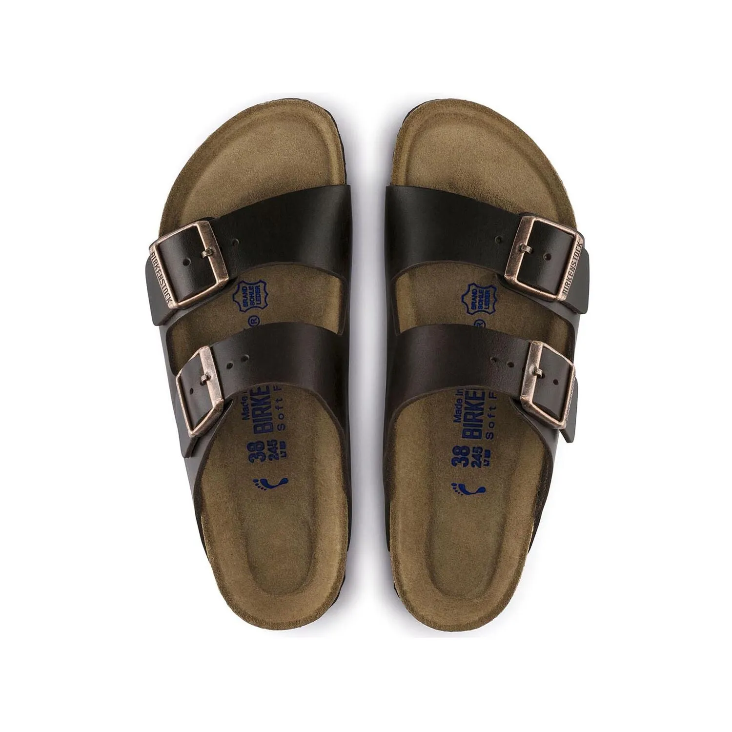 Birkenstock Arizona Soft Footbed Smooth Leather Amalfi Testa Di Moro