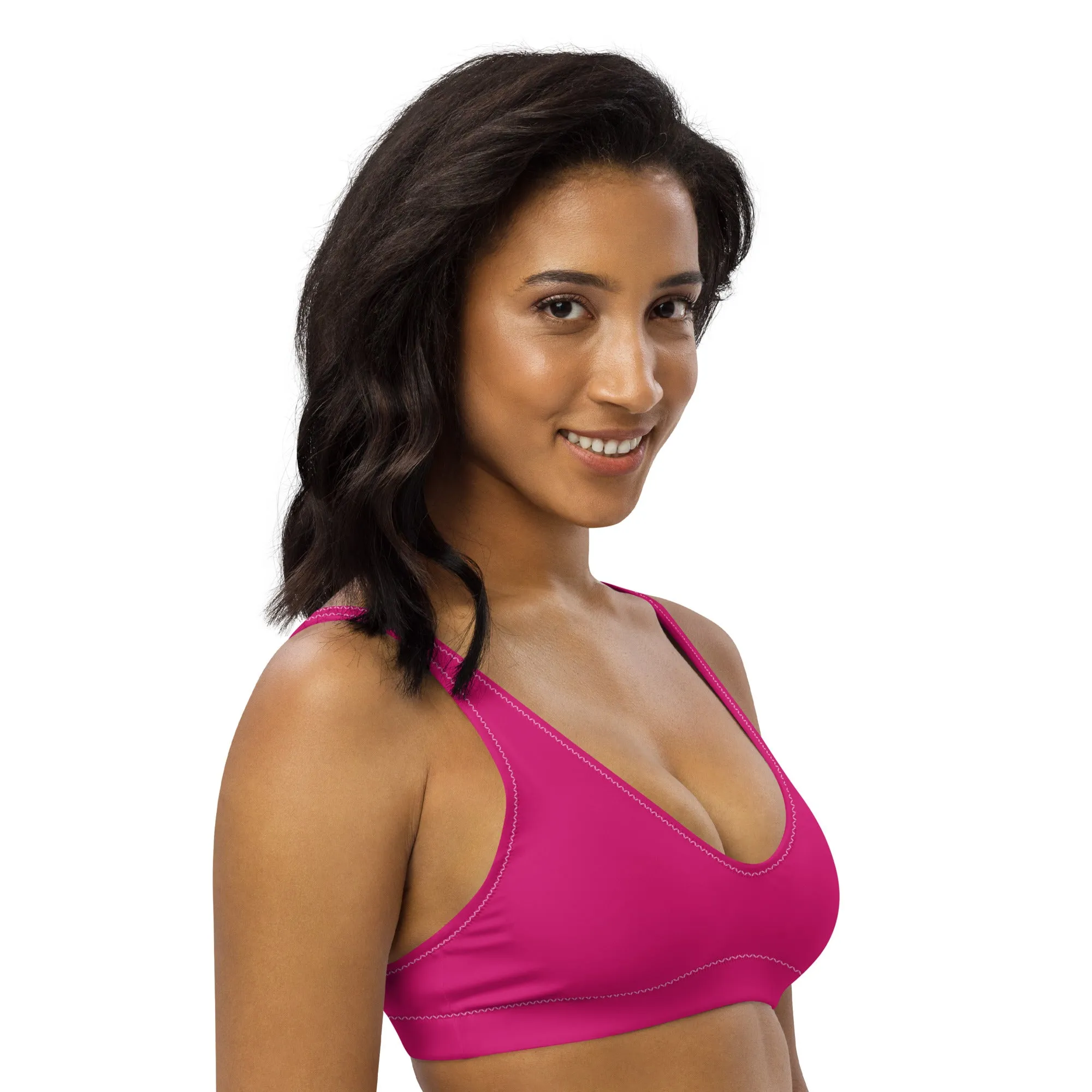 Bisexual Solid Athletic Bikini Top