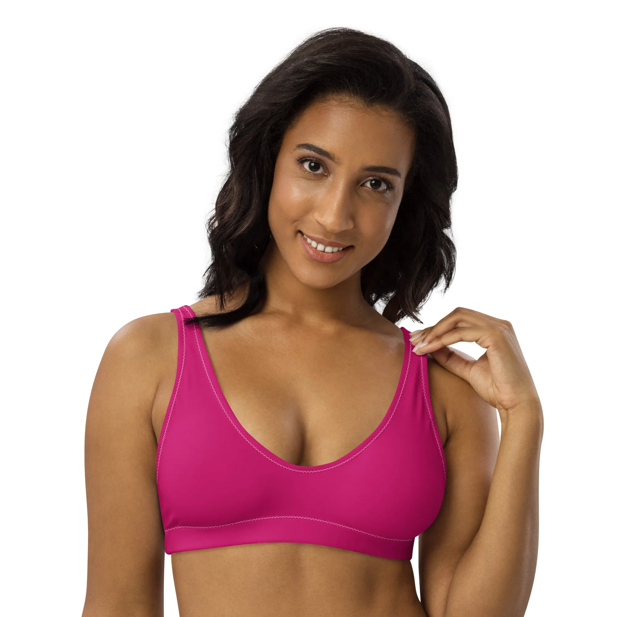 Bisexual Solid Athletic Bikini Top