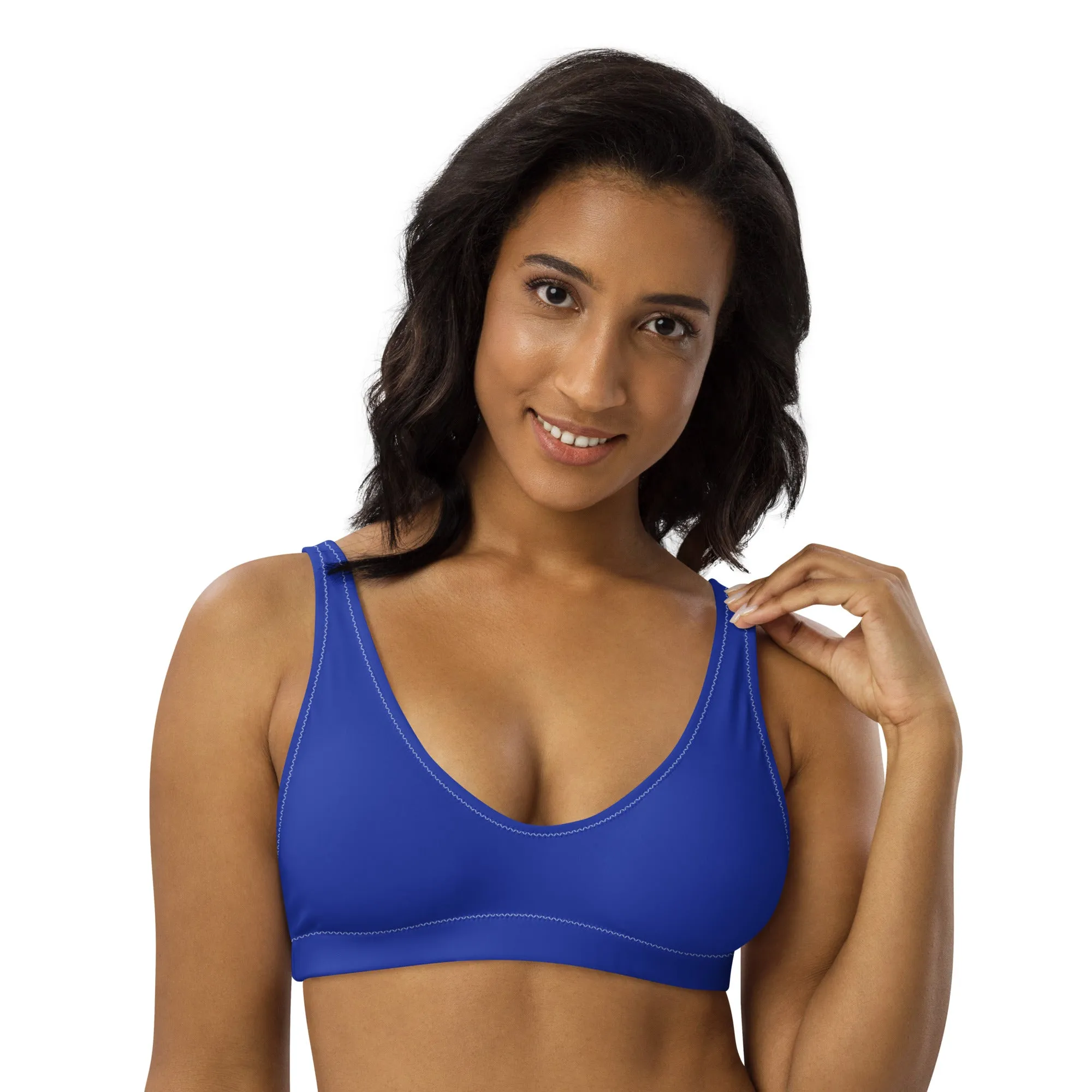 Bisexual Solid Athletic Bikini Top