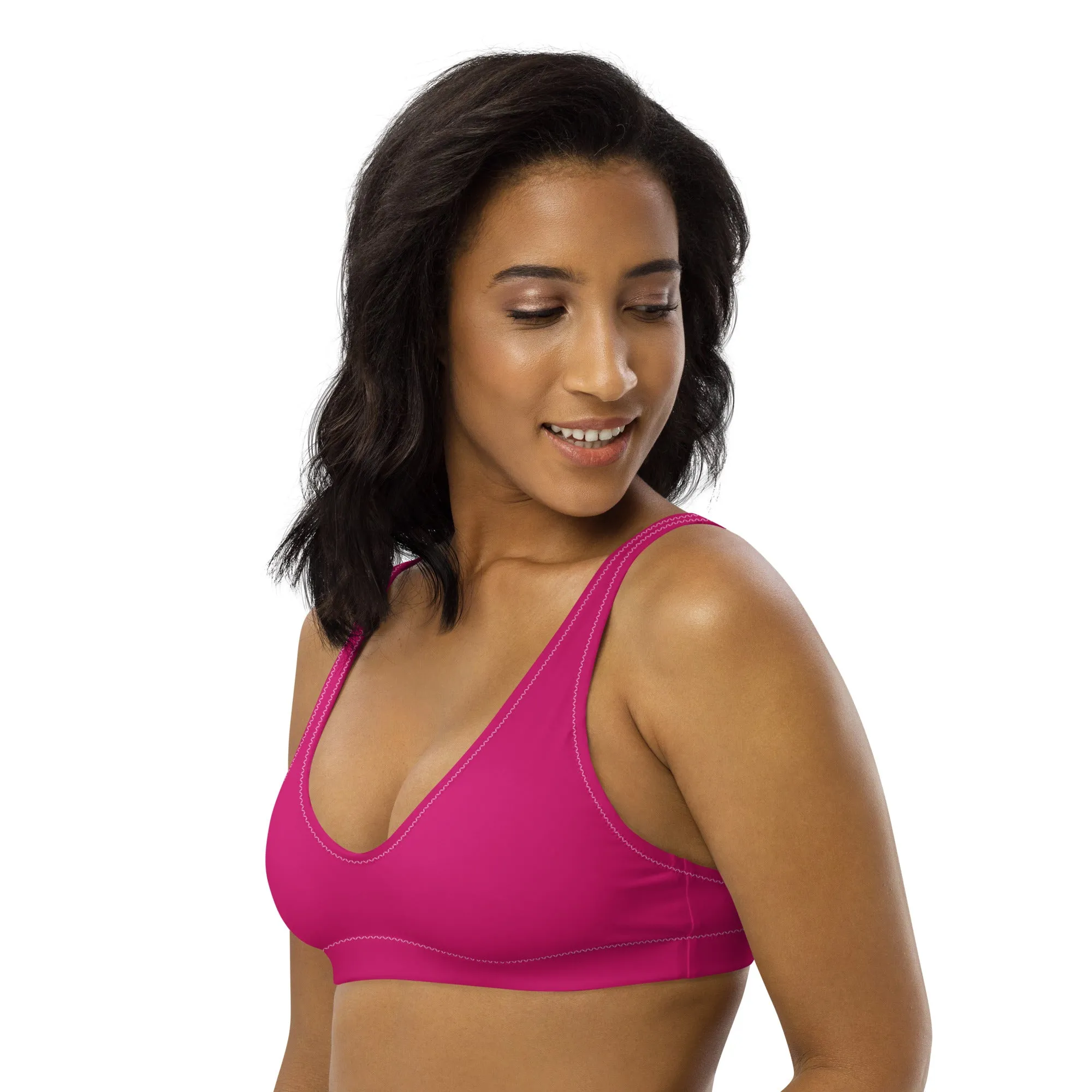 Bisexual Solid Athletic Bikini Top