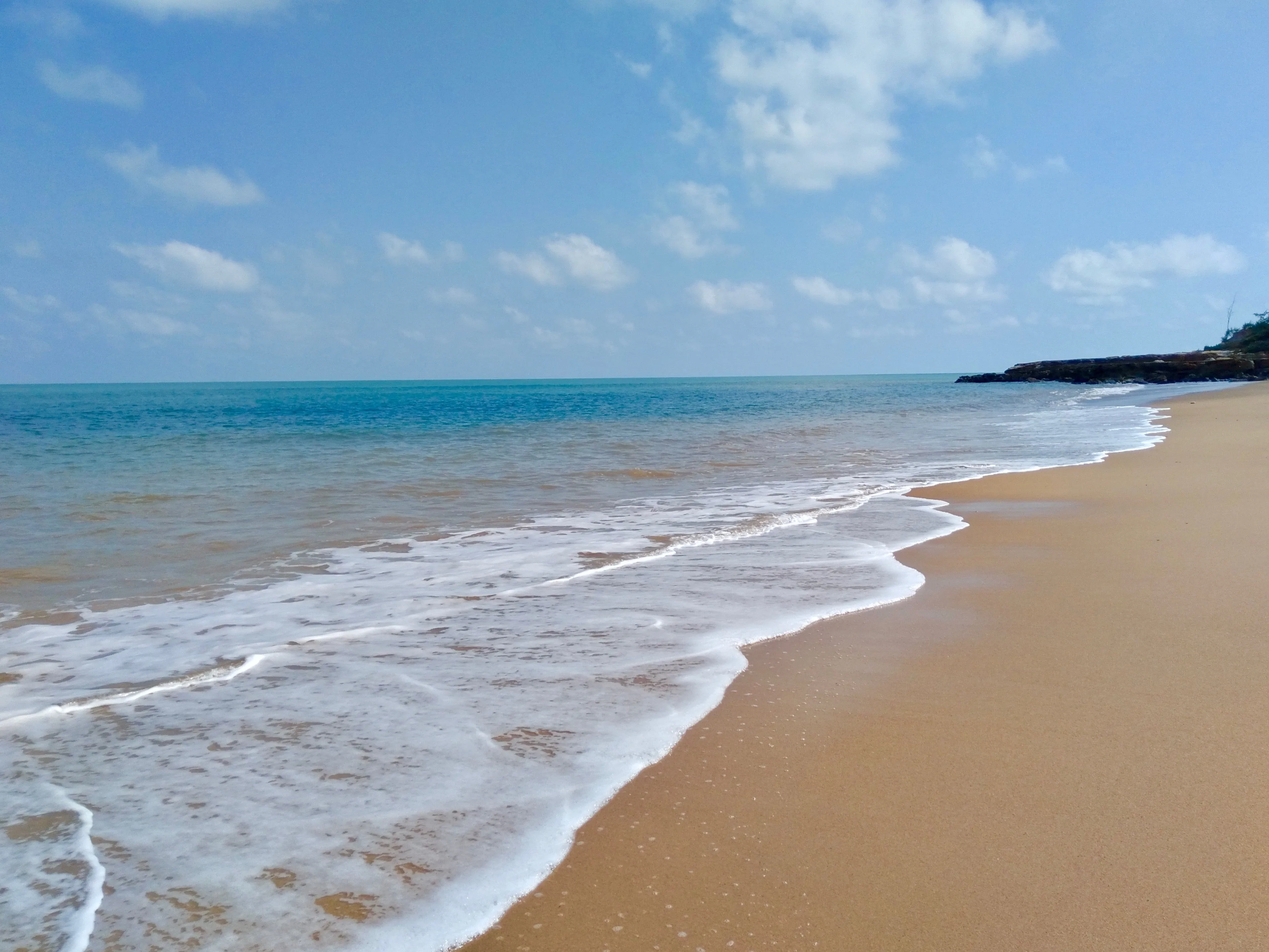 Blue Wave Beach with the Sun, earrings