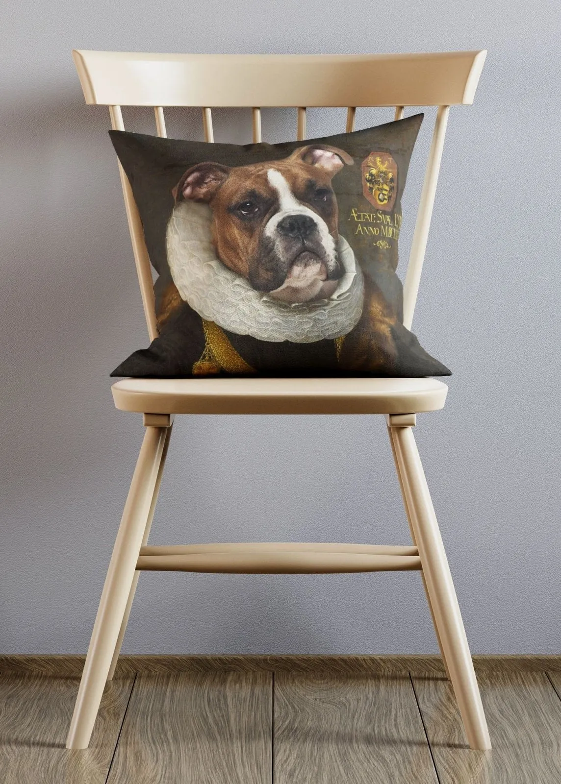 Boxer Dog Animal Portrait Cushion