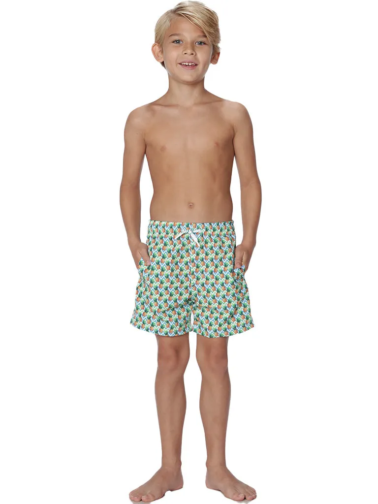 Boys printed swim shorts