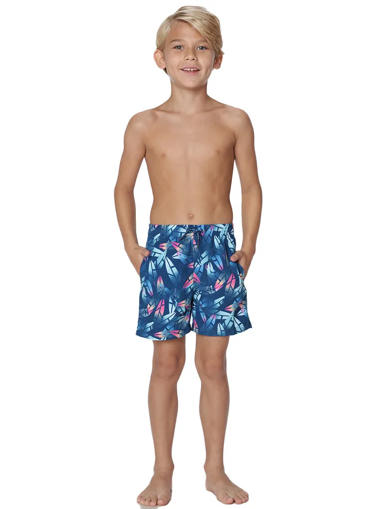 Boys printed swim shorts