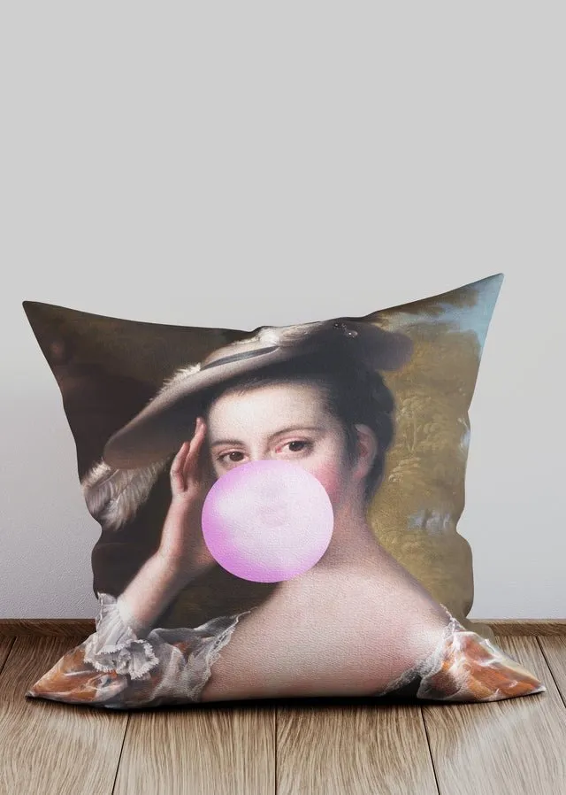 Bubblegum Lady Cushion