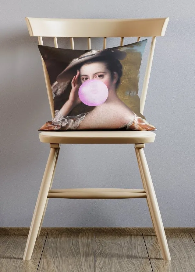 Bubblegum Lady Cushion