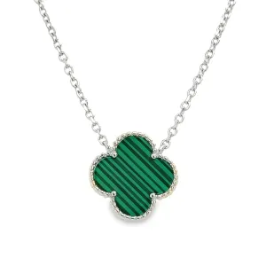 CA162 Green Flower Necklaces