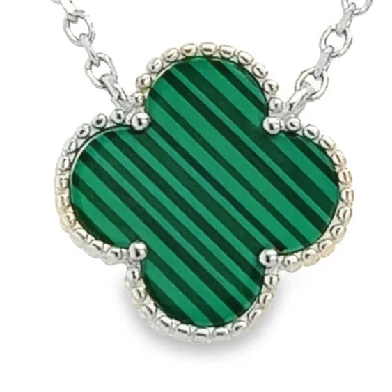 CA162 Green Flower Necklaces