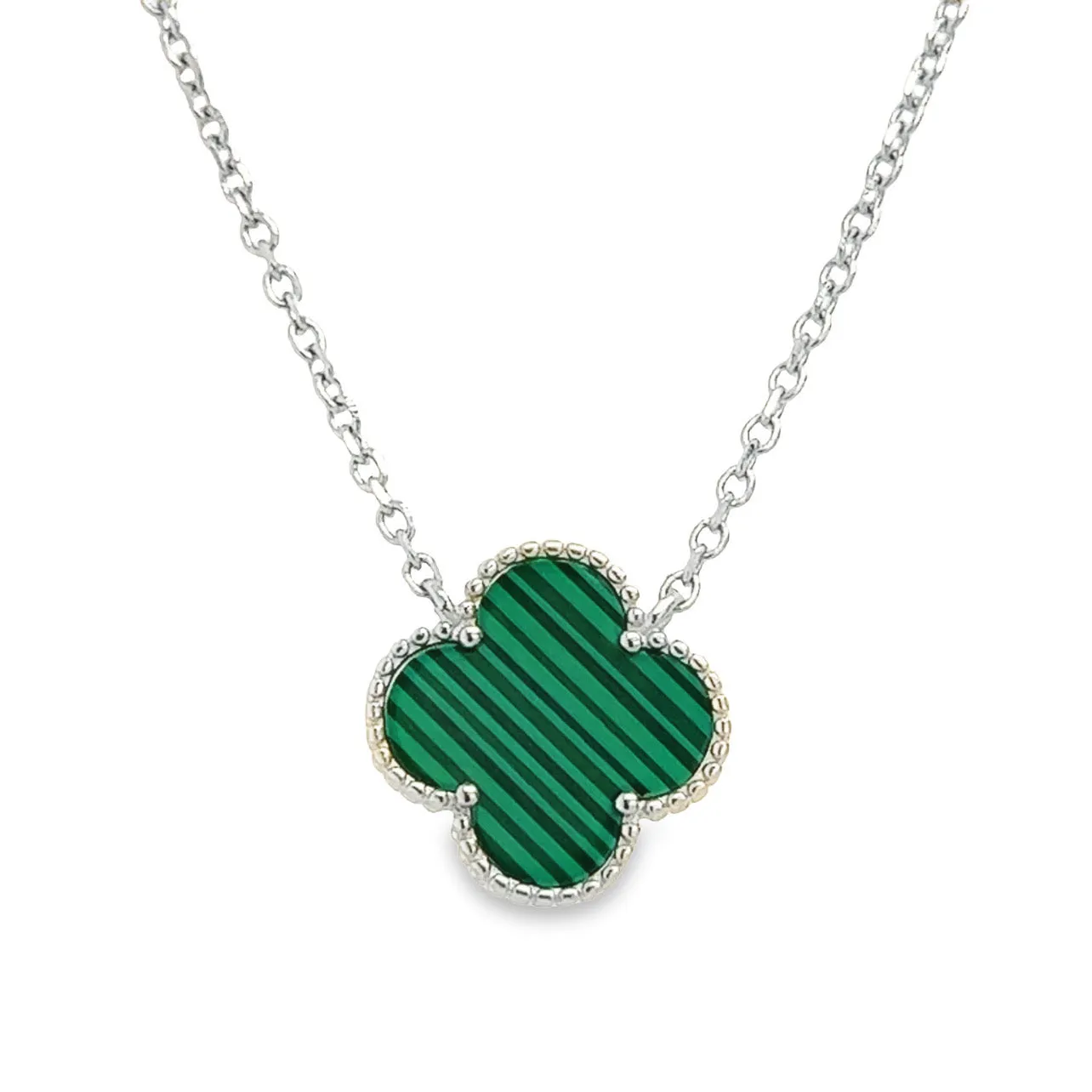 CA162 Green Flower Necklaces