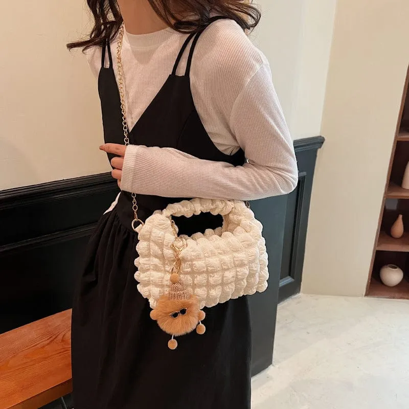 Cute Puffy Tote Shoulder Bag