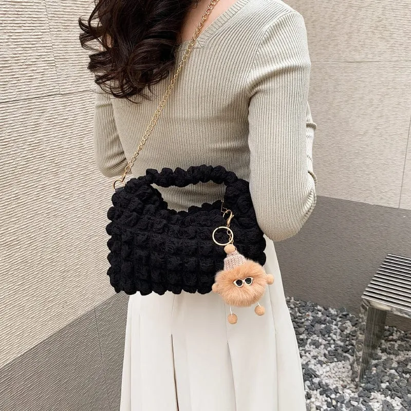 Cute Puffy Tote Shoulder Bag