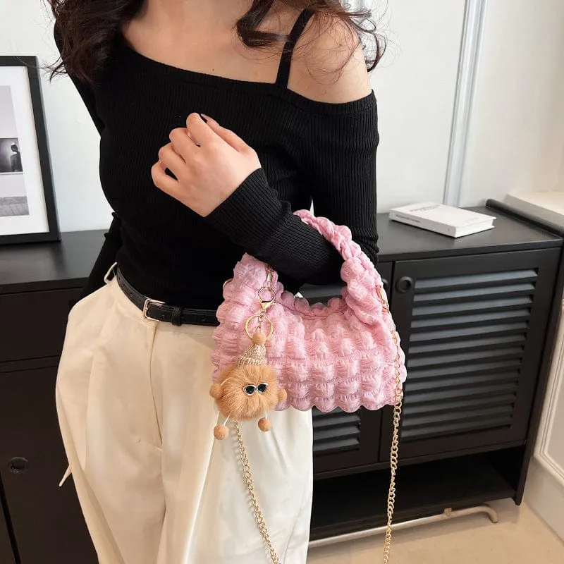 Cute Puffy Tote Shoulder Bag