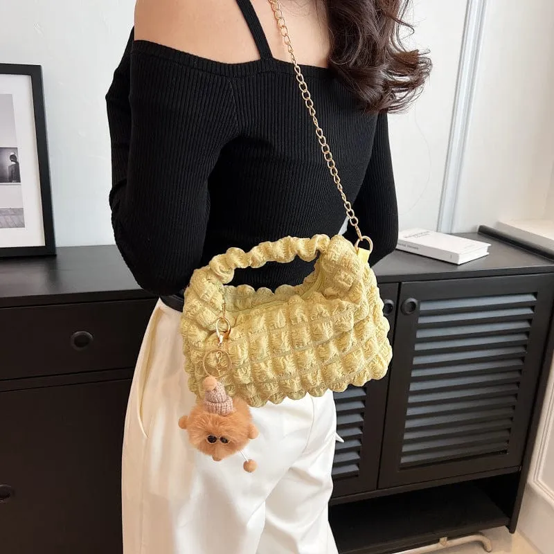 Cute Puffy Tote Shoulder Bag