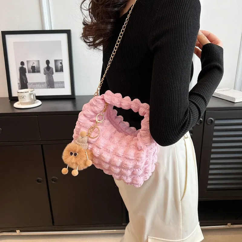 Cute Puffy Tote Shoulder Bag