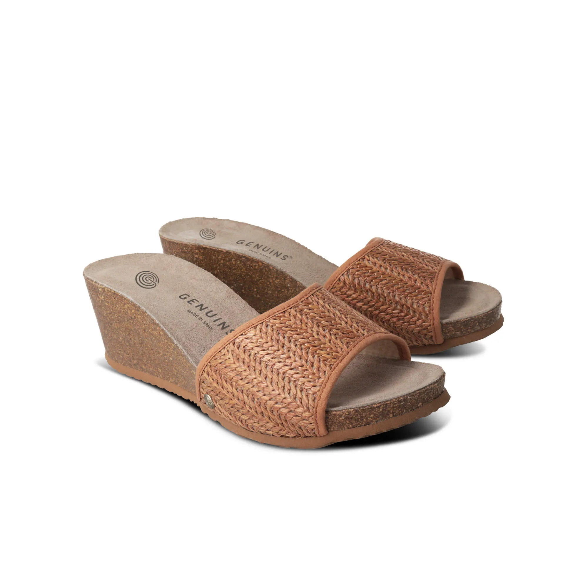 Daylis Brown Raffia Sandals