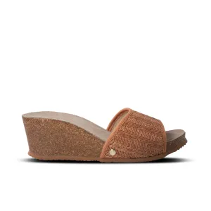 Daylis Brown Raffia Sandals