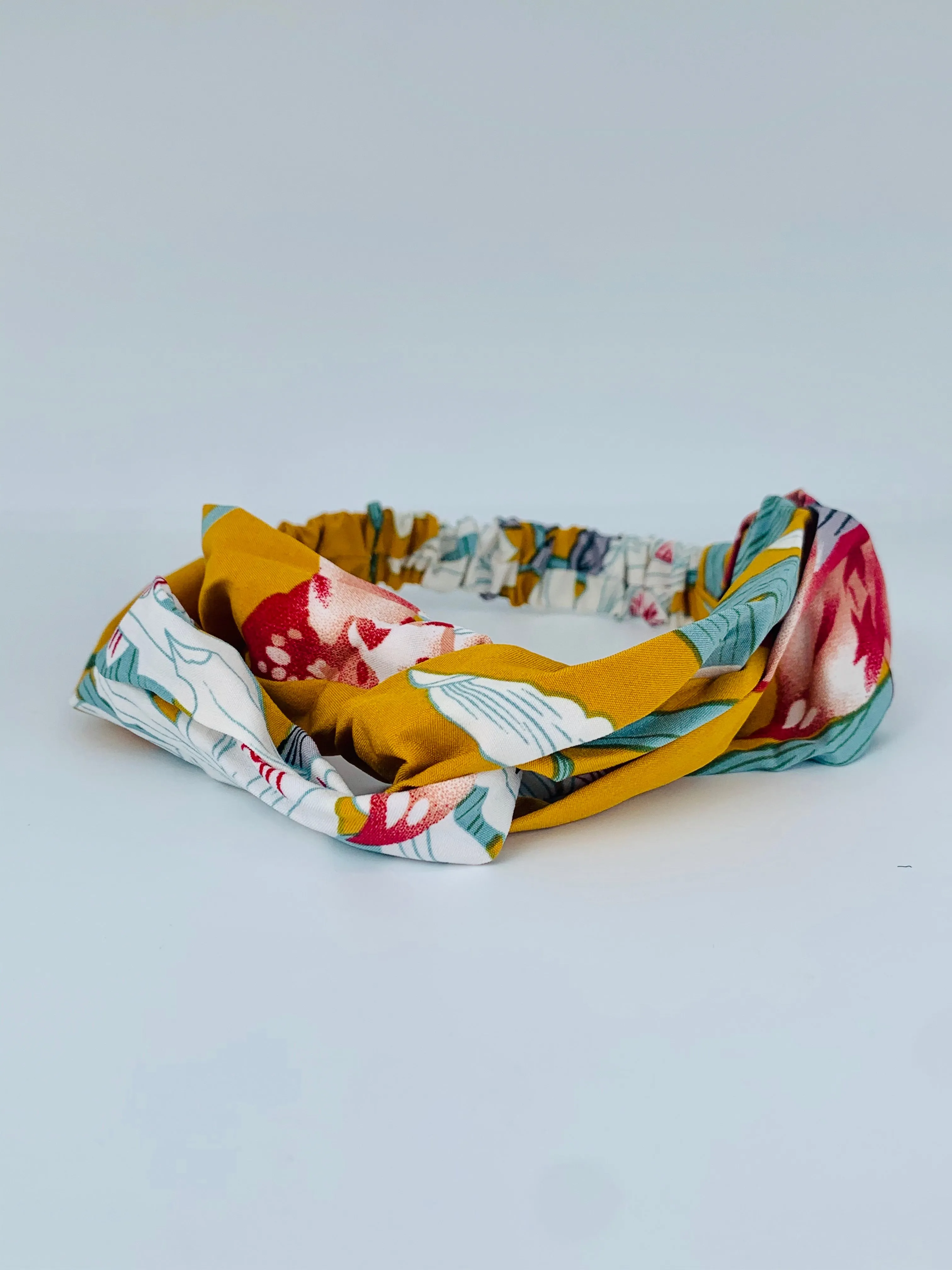 Deep Yellow Floral Headband