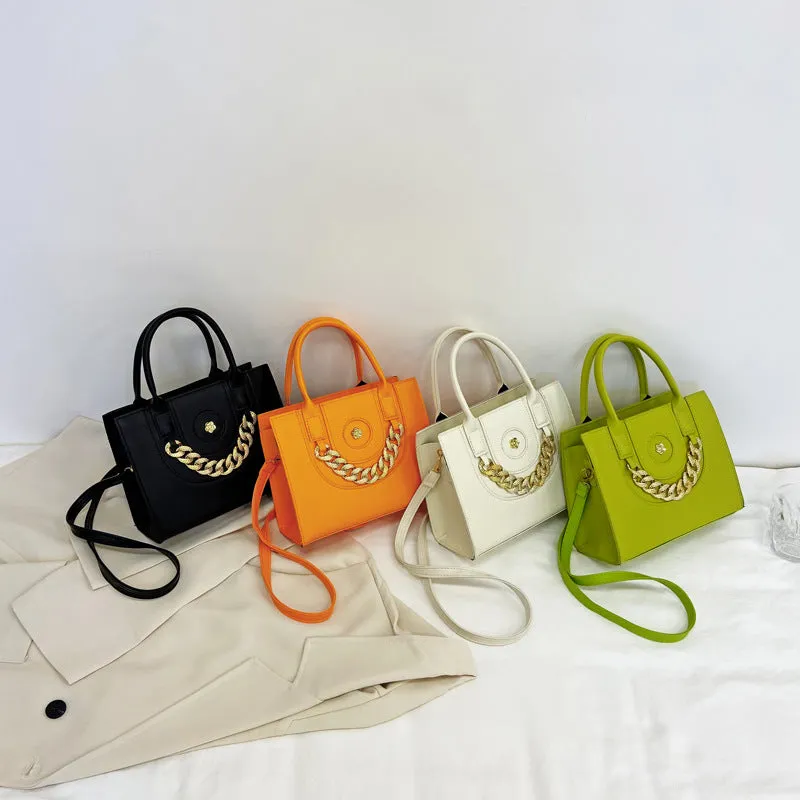 Diamond Thick Chain Tote Handbags