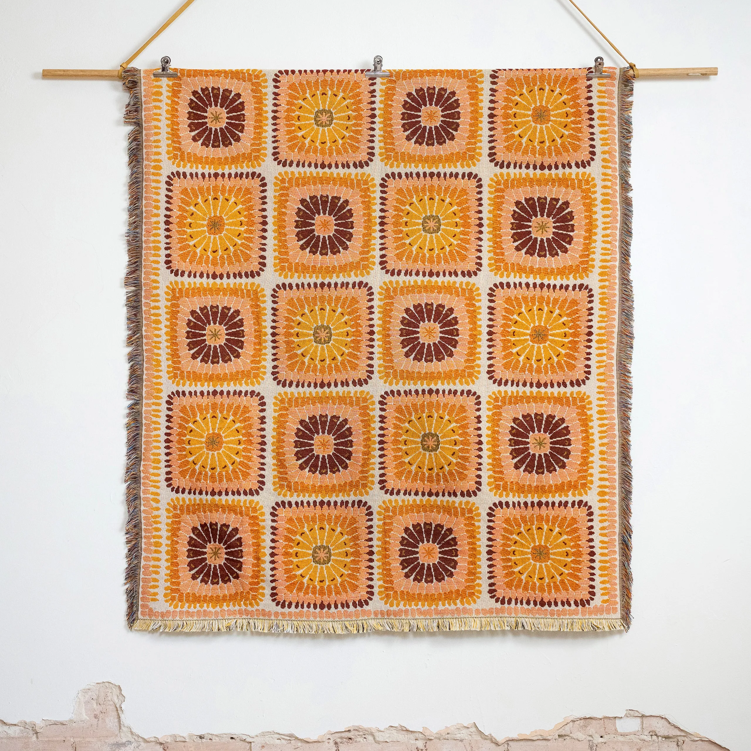 'Eight Days A Week' Woven Picnic Rug / Throw