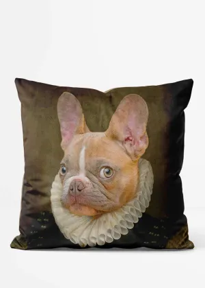 French Bulldog Head Portrait Cushion