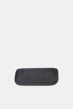 Girls Black Solid Sunglass Case