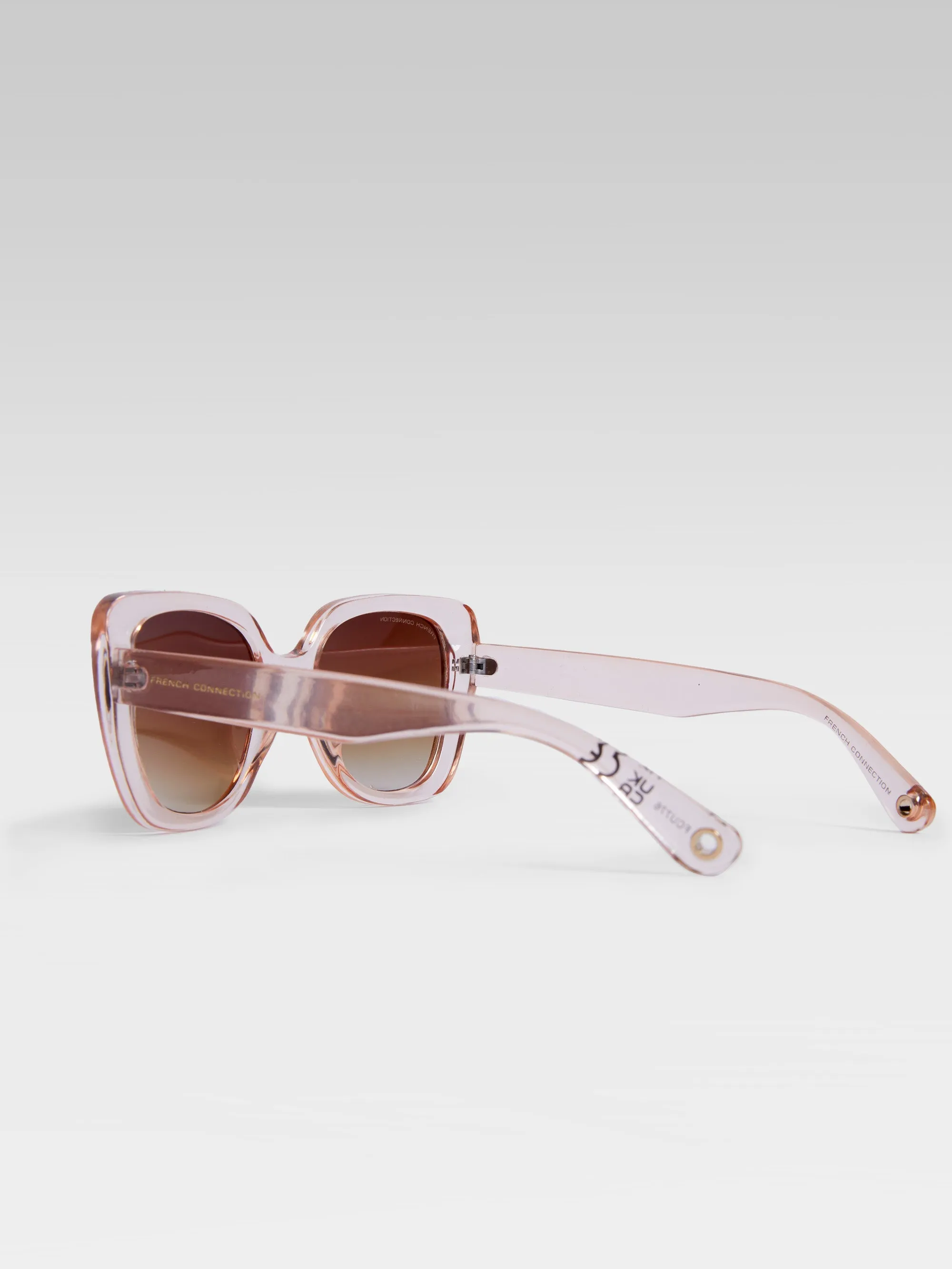 Glam Clear Cat Eye Sunglasses