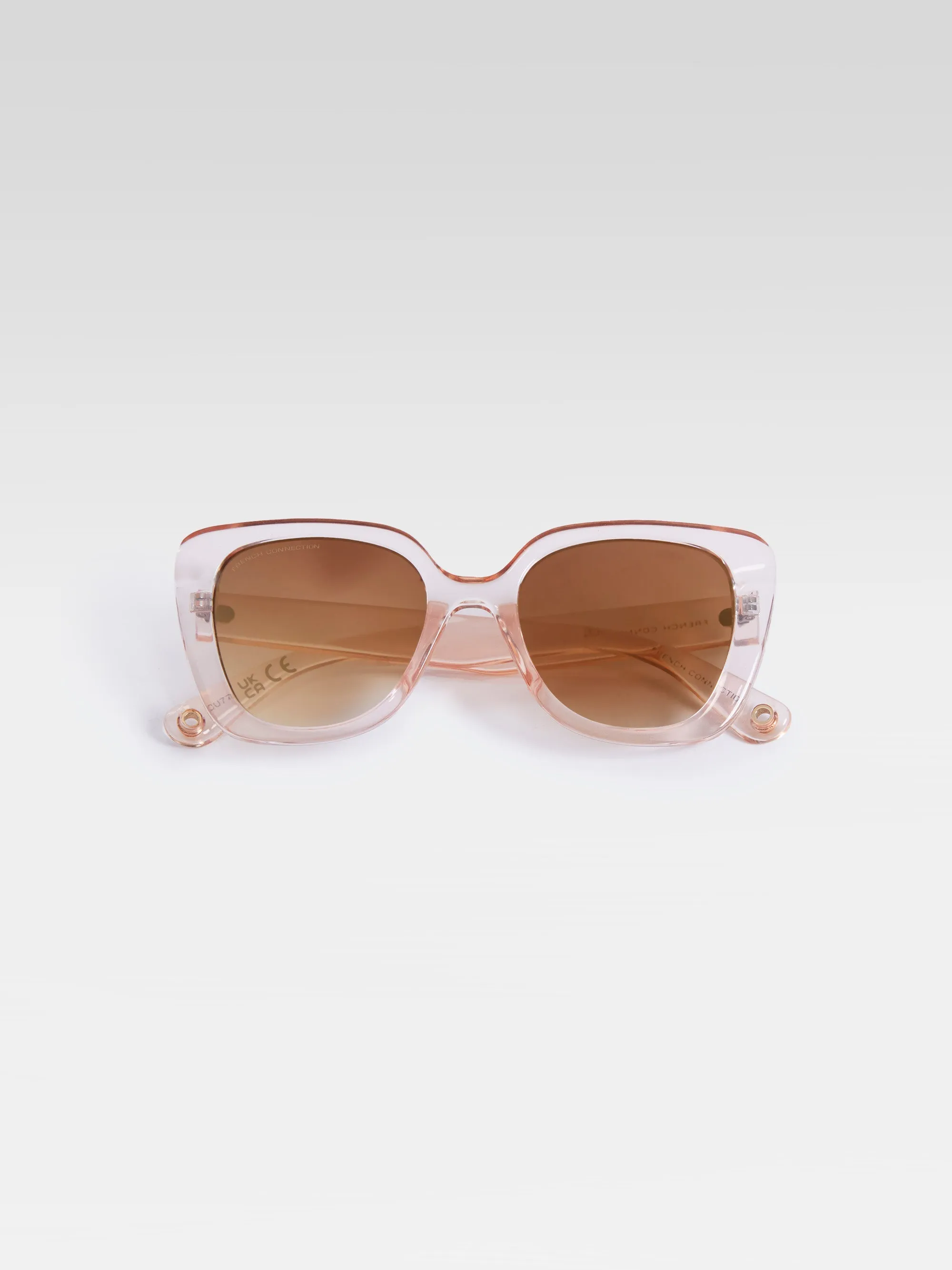 Glam Clear Cat Eye Sunglasses