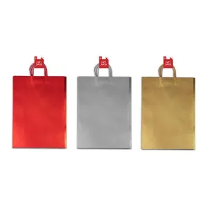 Glitter & High Shine Gift Bag 3 Pack