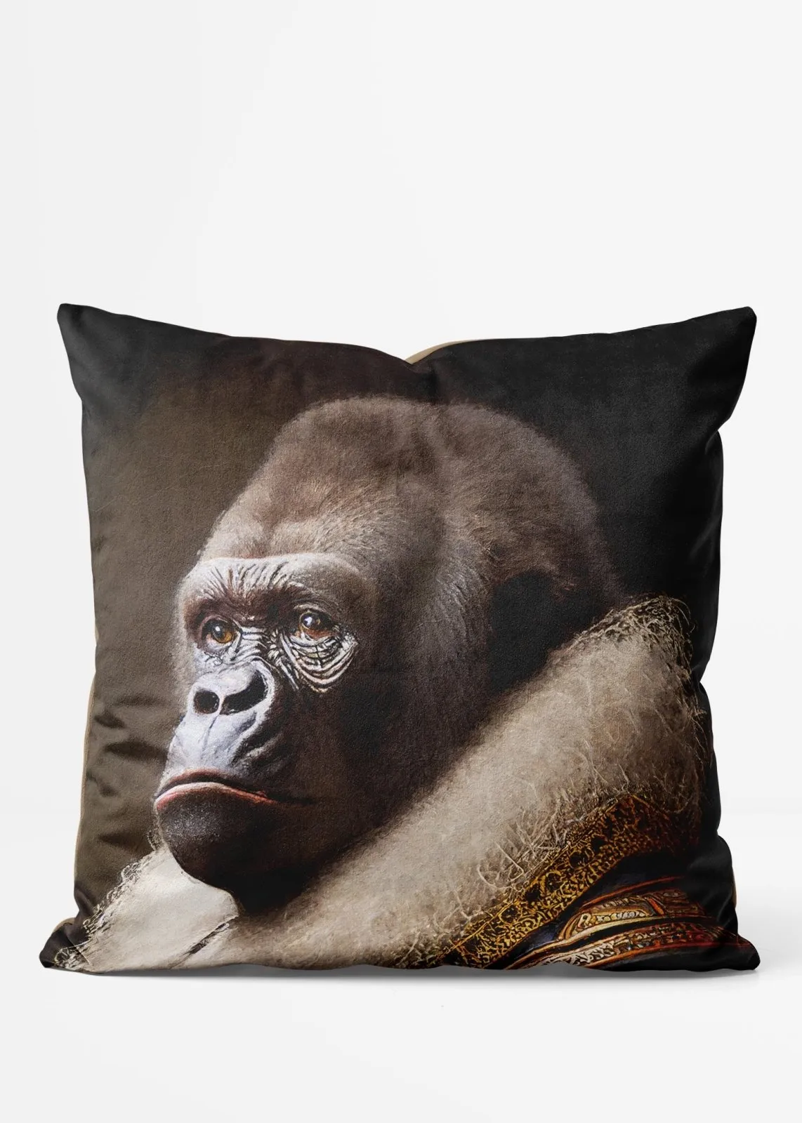 Gorilla Animal Portrait Cushion