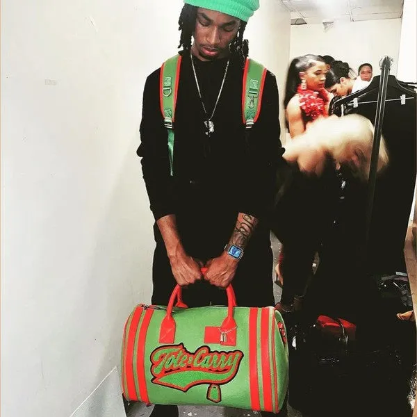 Green Varsity Duffle Reg