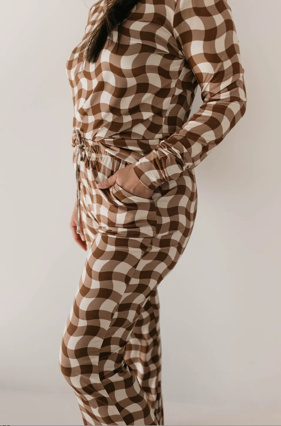 Groovy Gingham 🪩| Women's Bamboo Pajamas