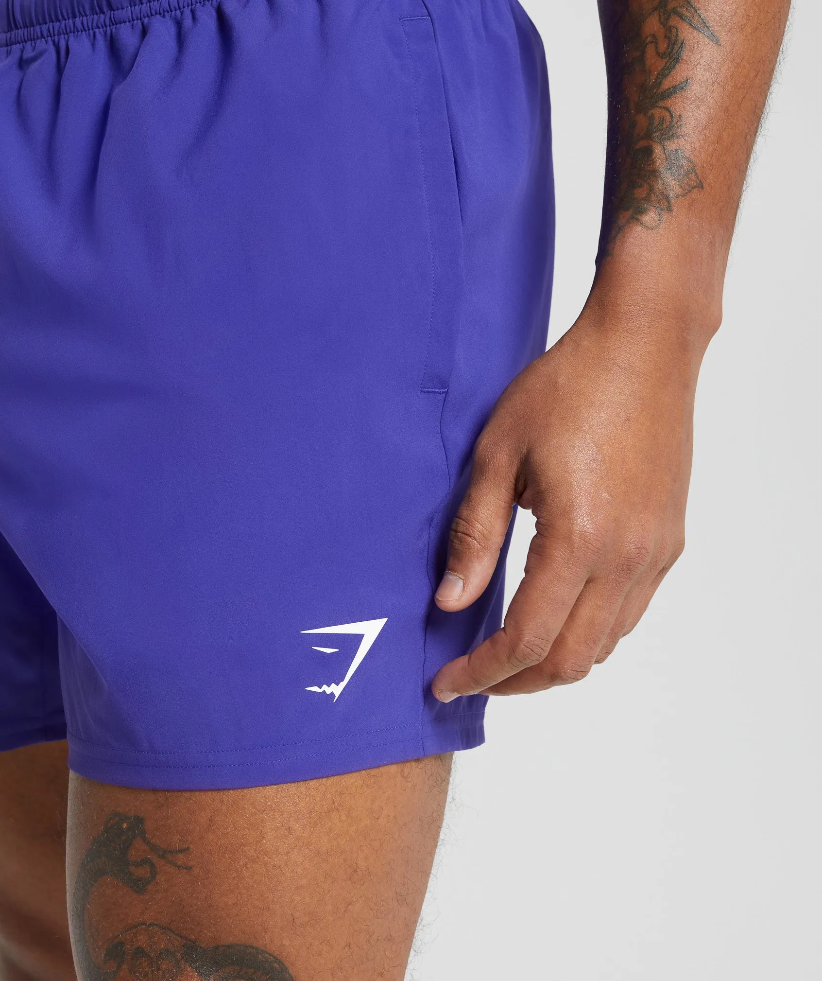 Gymshark Arrival 5" Shorts - Cobalt Purple