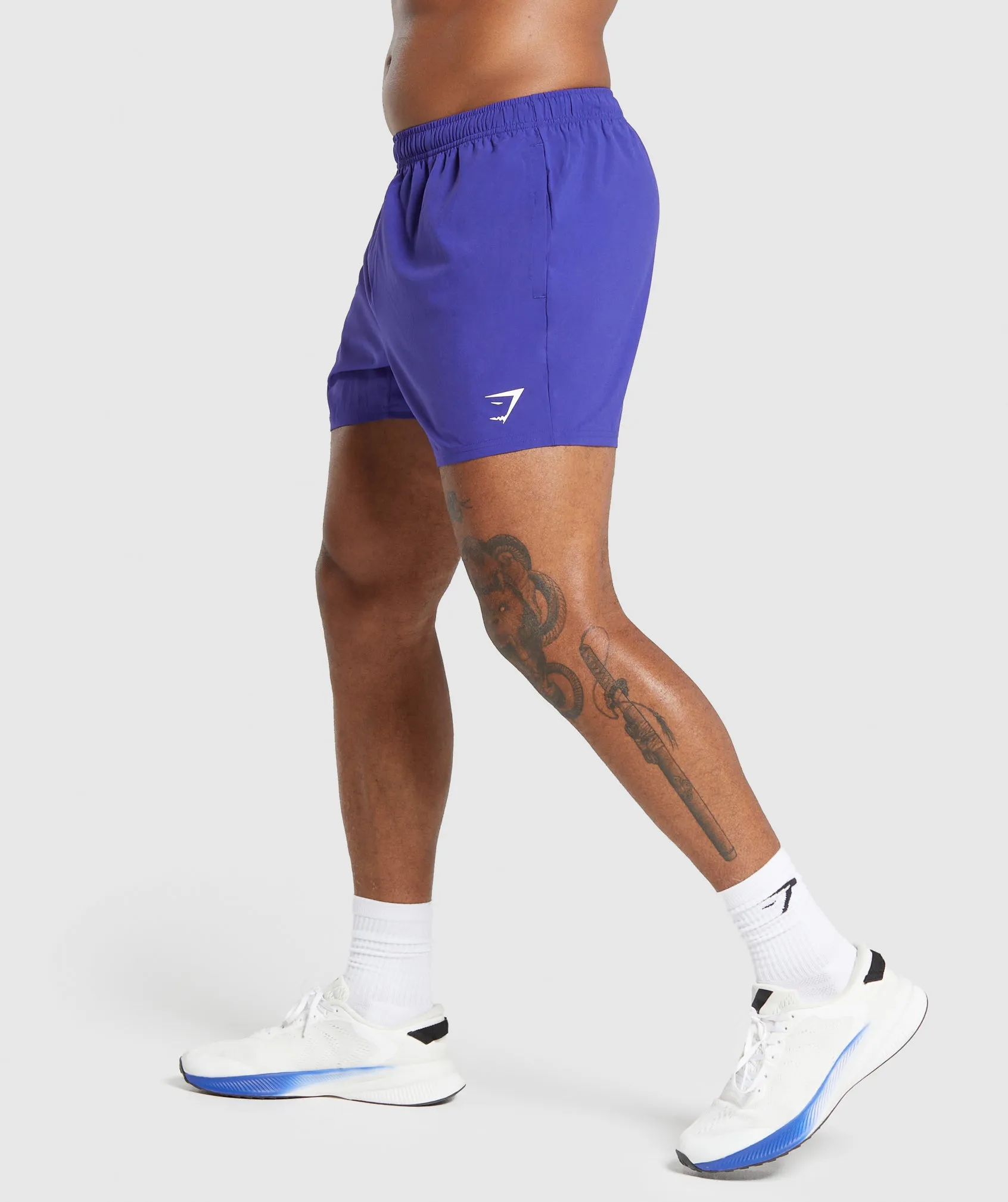 Gymshark Arrival 5" Shorts - Cobalt Purple