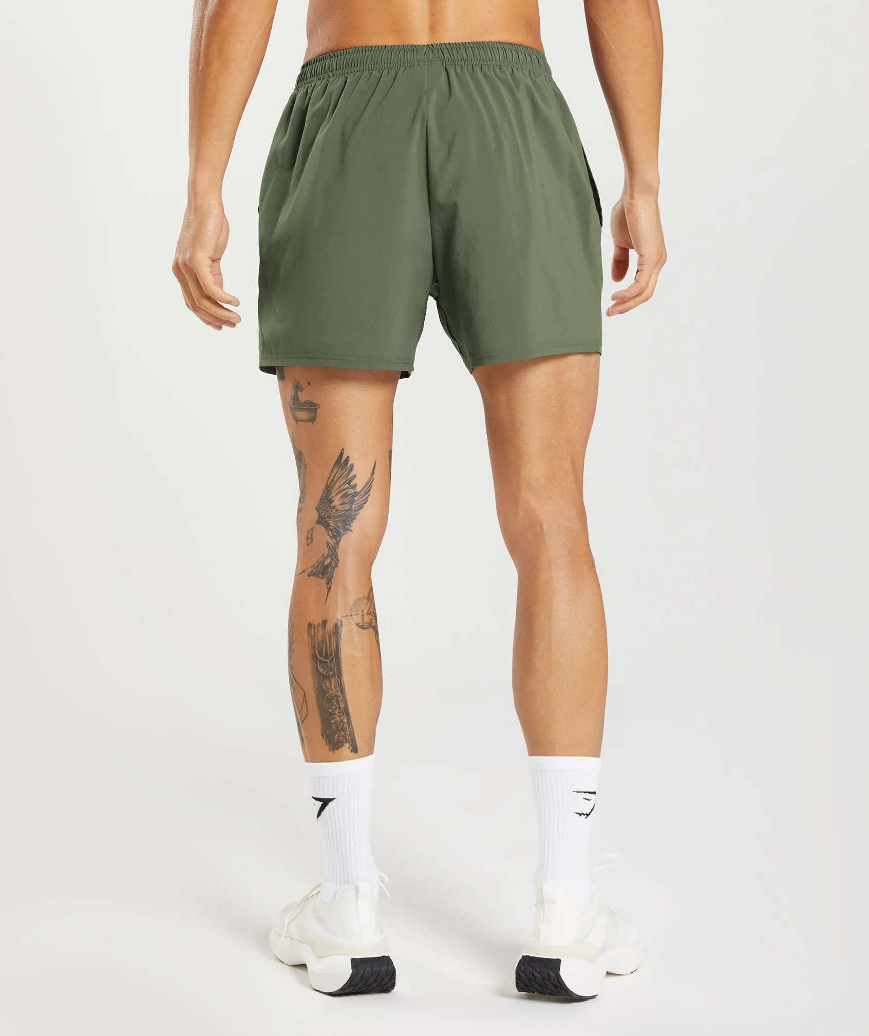 Gymshark Arrival 5" Shorts - Core Olive