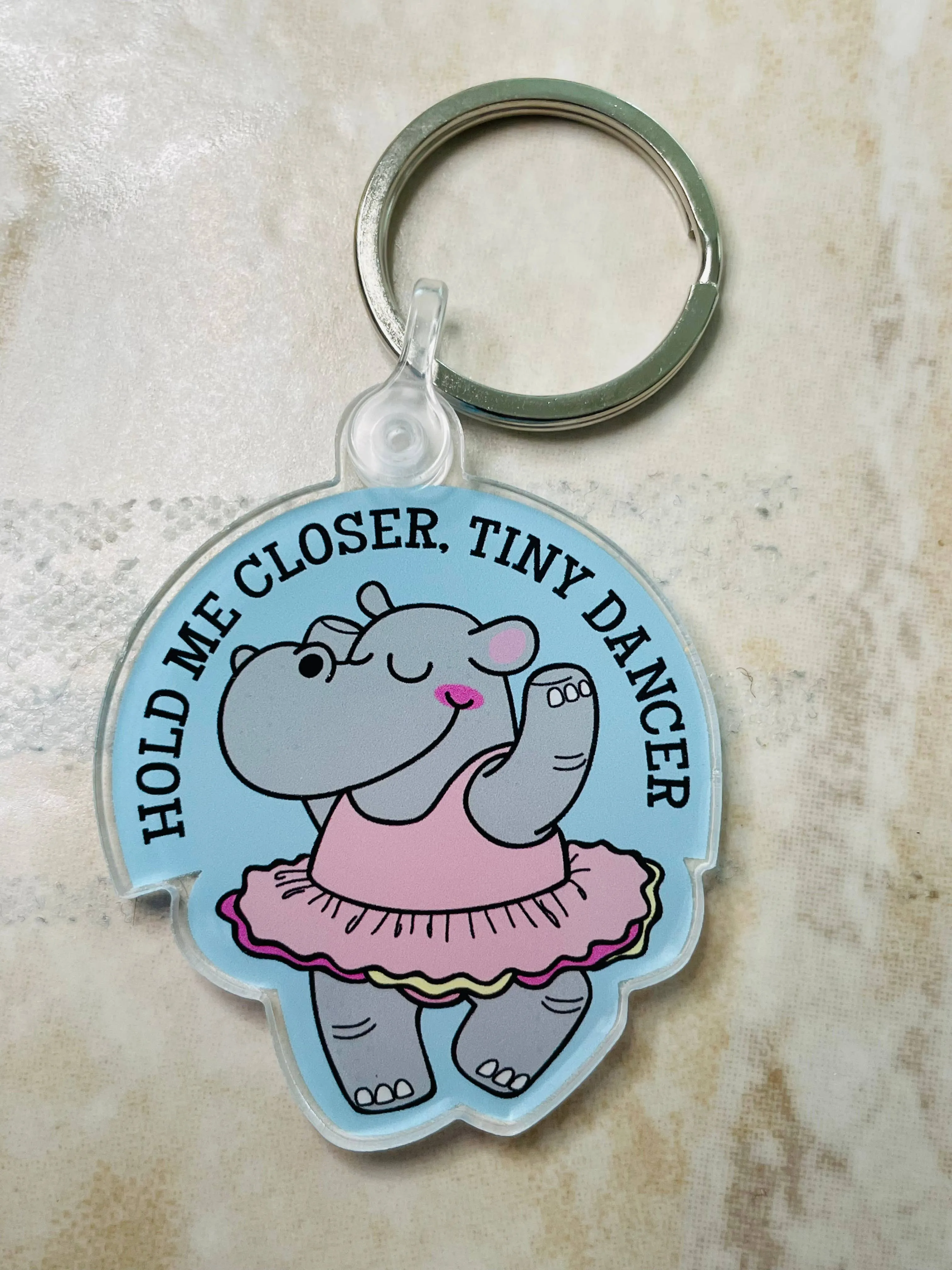 Hold Me Closer Tiny Dancer Acrylic Keychain